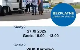 Badanie słuchu, plakat jpg